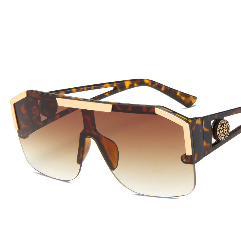 Sunglasses Hollow Sports Sunglasses, Personality Trend Conjoined Sunglasses