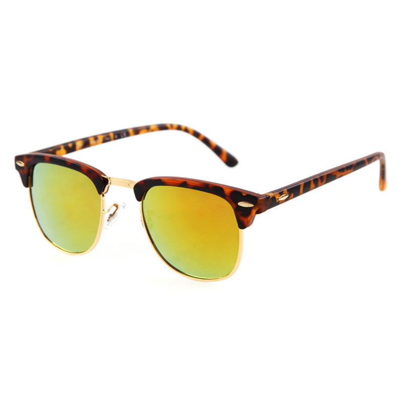 Sunglasses metal half frame sunglasses