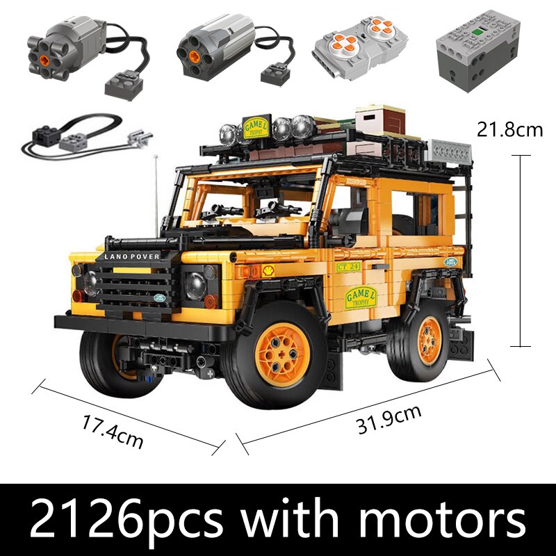 Technical Car APP Remote Control J902 Moter Power Bricks SUV Building Blocks Buggy Gift Toys For Boys Sets Moc Assembling Models