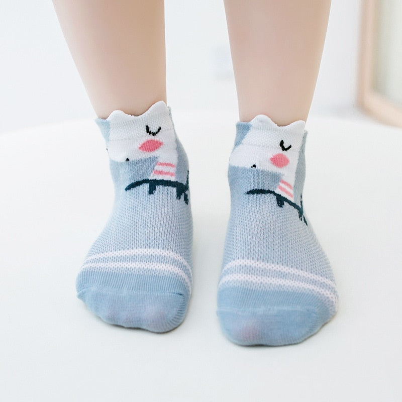 Baby Socks for Girls Cotton Mesh Cute Newborn Boy Toddler Socks