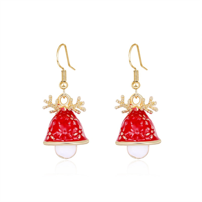 Christmas Series Alloy Drip Earrings