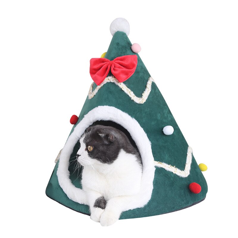 Christmas Tree shape Bed for Pet