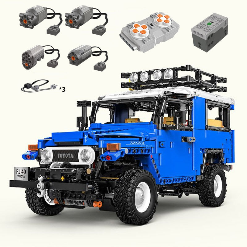 Technical Car APP Remote Control J902 Moter Power Bricks SUV Building Blocks Buggy Gift Toys For Boys Sets Moc Assembling Models
