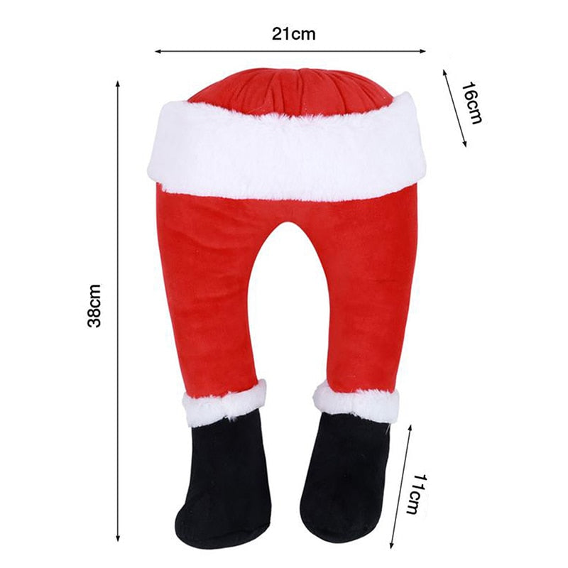 Christmas Tree Decoration Xmas Santa Claus Legs