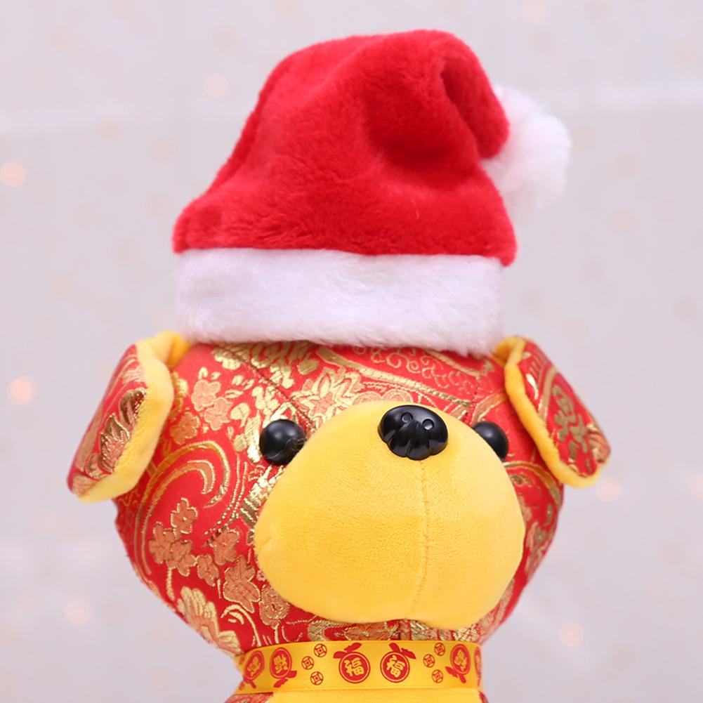 Christmas Pet Cat Dog Santa Claus Hat Decoration Xmas