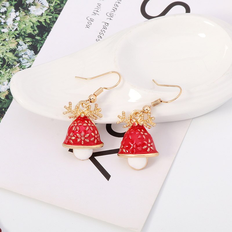 Christmas Series Alloy Drip Earrings