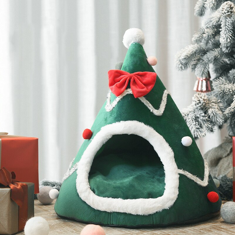 Christmas Tree shape Bed for Pet