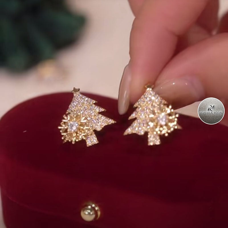 Snowflake Tree Earrings