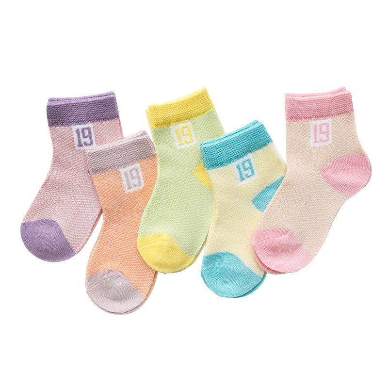 Baby Socks for Girls Cotton Mesh Cute Newborn Boy Toddler Socks