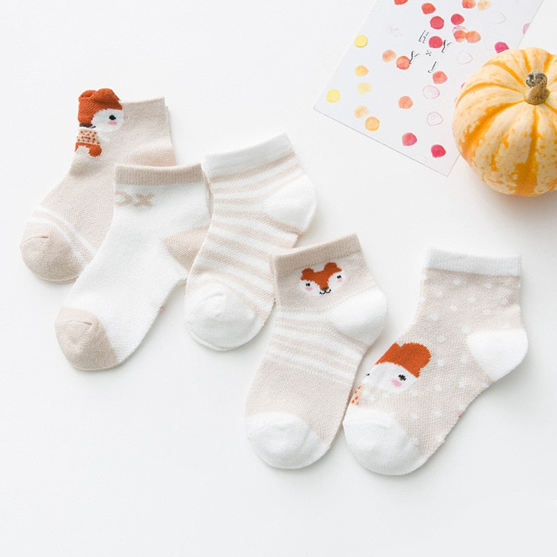Baby Socks for Girls Cotton Mesh Cute Newborn Boy Toddler Socks