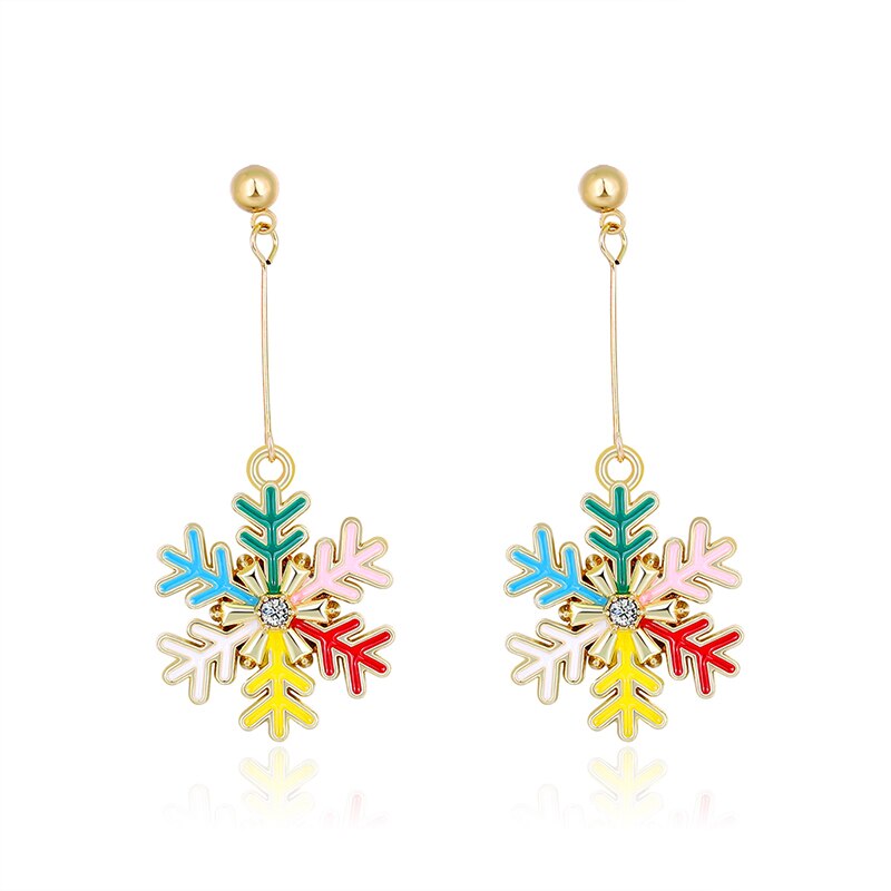 Christmas Series Alloy Drip Earrings