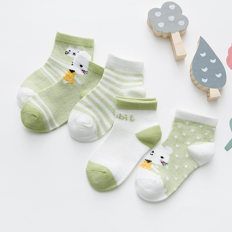 Baby Socks for Girls Cotton Mesh Cute Newborn Boy Toddler Socks