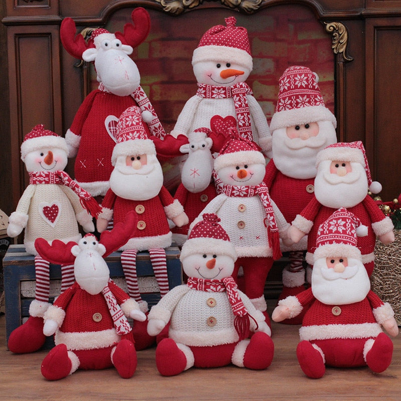 Santa Claus Snowman Elk Toys