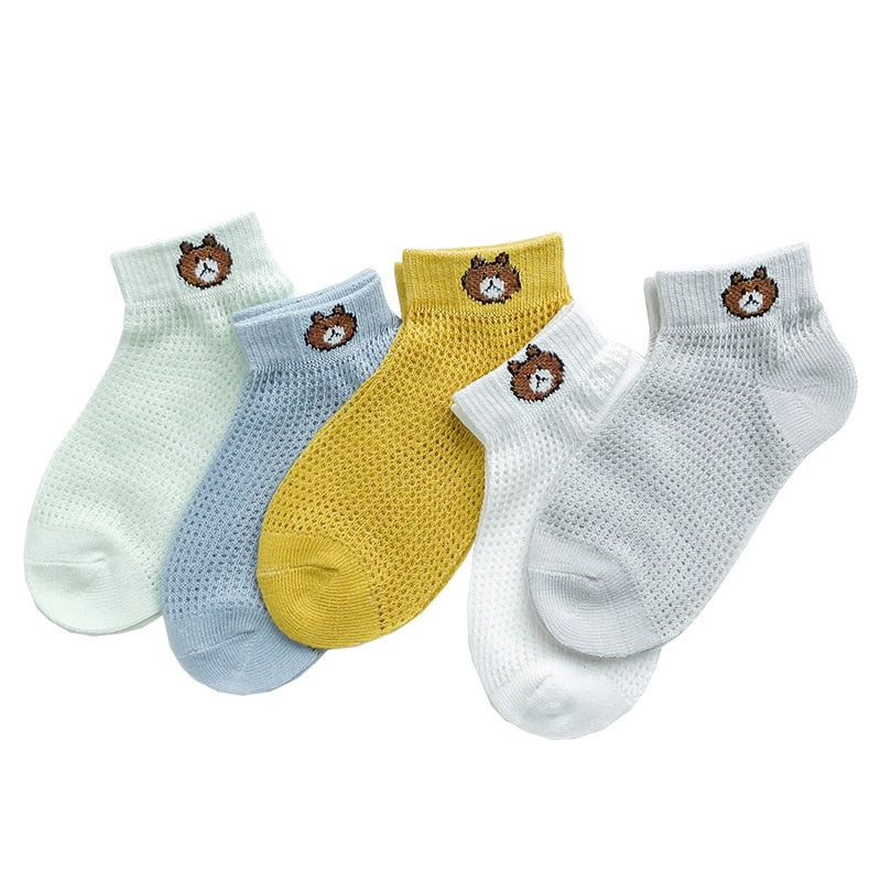 Baby Socks for Girls Cotton Mesh Cute Newborn Boy Toddler Socks