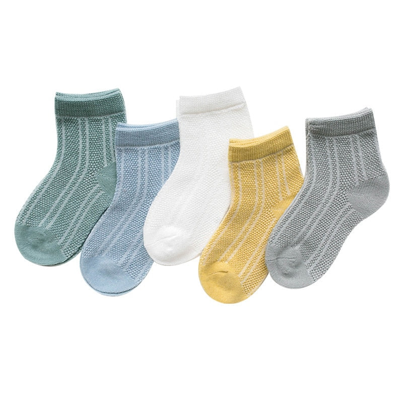 Baby Socks for Girls Cotton Mesh Cute Newborn Boy Toddler Socks