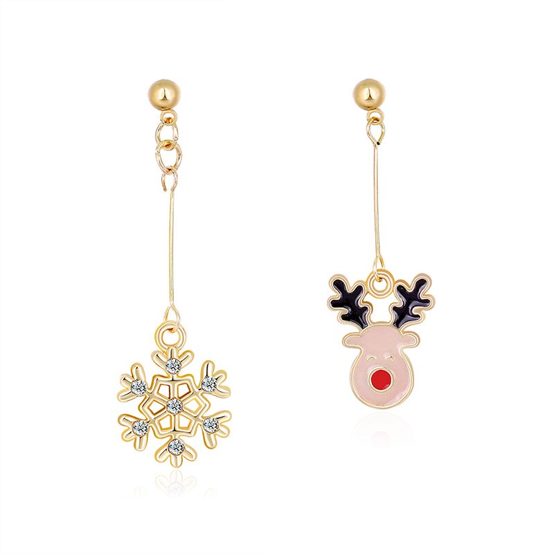 Christmas Series Alloy Drip Earrings