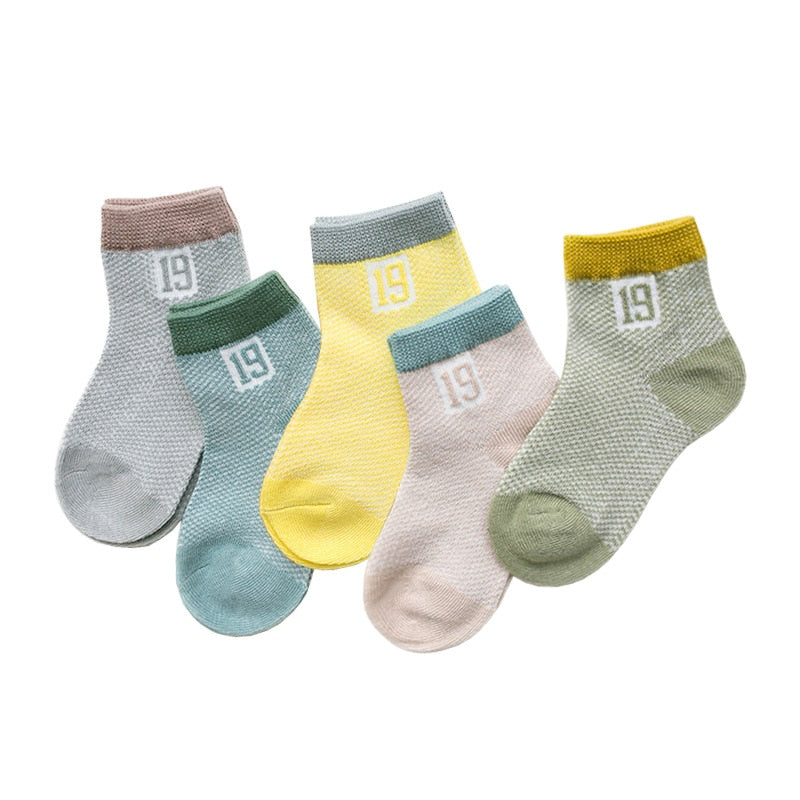 Baby Socks for Girls Cotton Mesh Cute Newborn Boy Toddler Socks