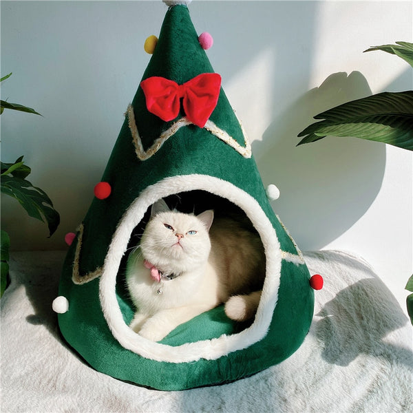 Christmas Tree shape Bed for Pet