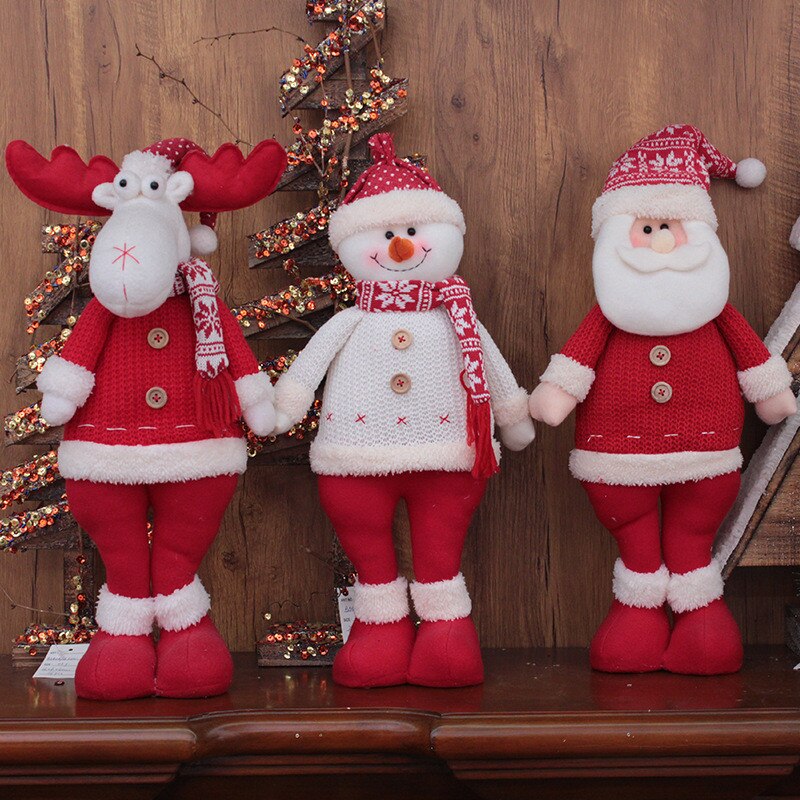 Santa Claus Snowman Elk Toys