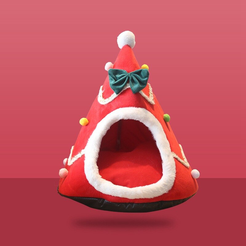 Christmas Tree shape Bed for Pet