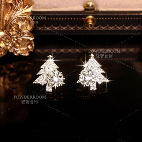 Snowflake Tree Earrings
