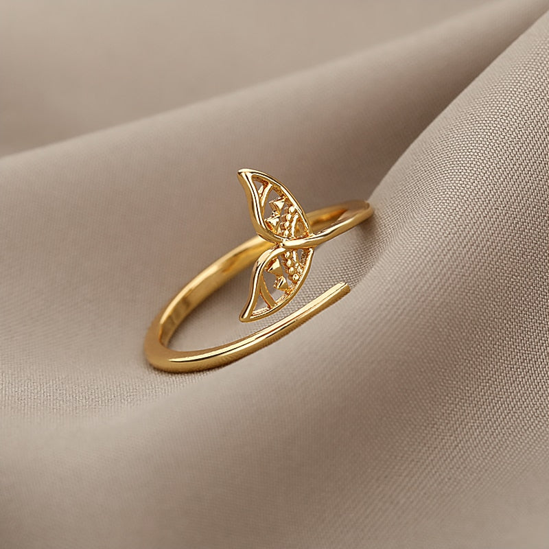 Fish Tail Open Ring