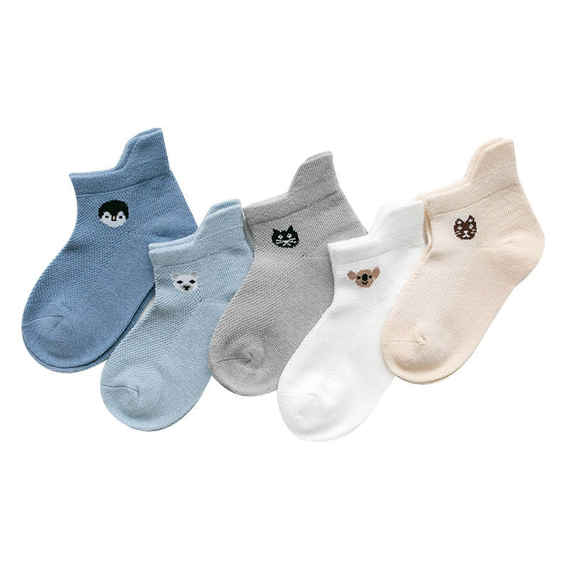 Baby Socks for Girls Cotton Mesh Cute Newborn Boy Toddler Socks
