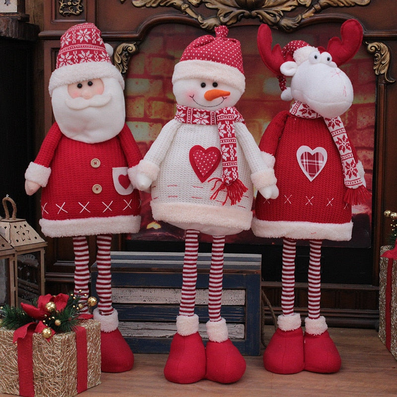 Santa Claus Snowman Elk Toys