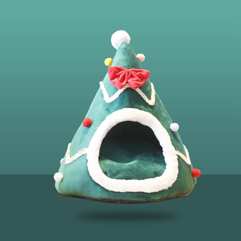 Christmas Tree shape Bed for Pet