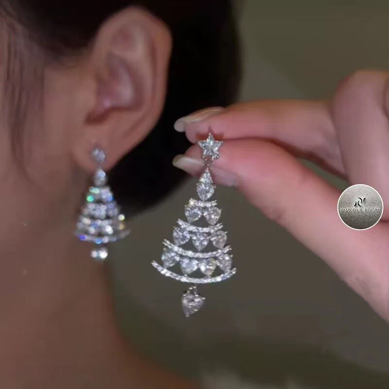 Snowflake Tree Earrings