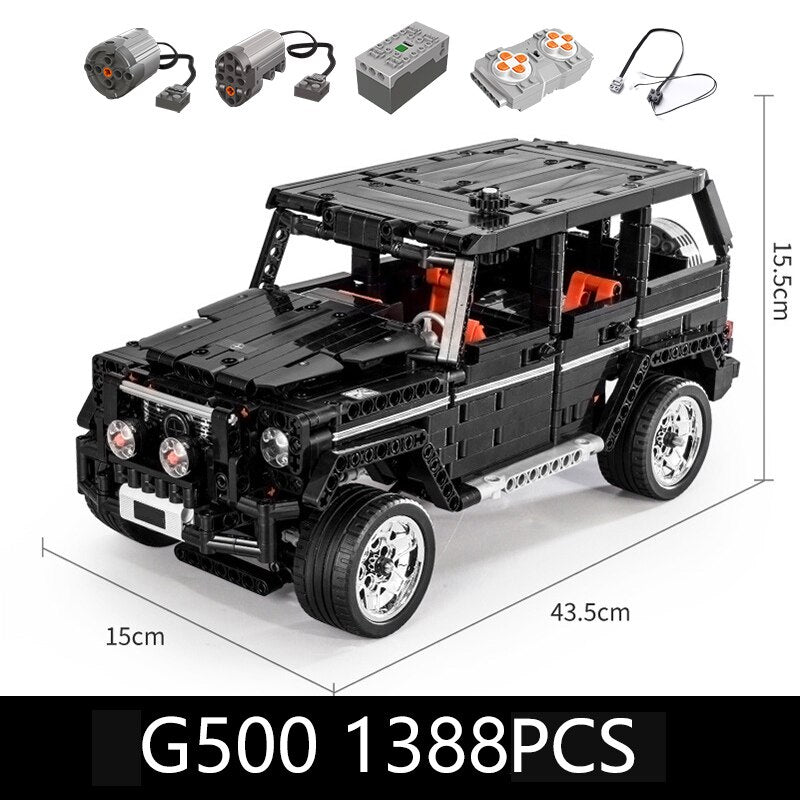 Technical Car APP Remote Control J902 Moter Power Bricks SUV Building Blocks Buggy Gift Toys For Boys Sets Moc Assembling Models