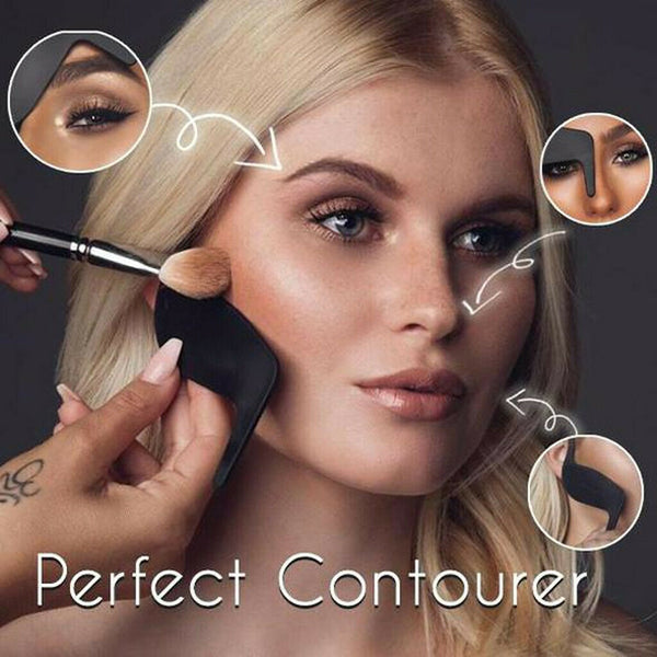 Contour Curve Stencil Makeup Tools