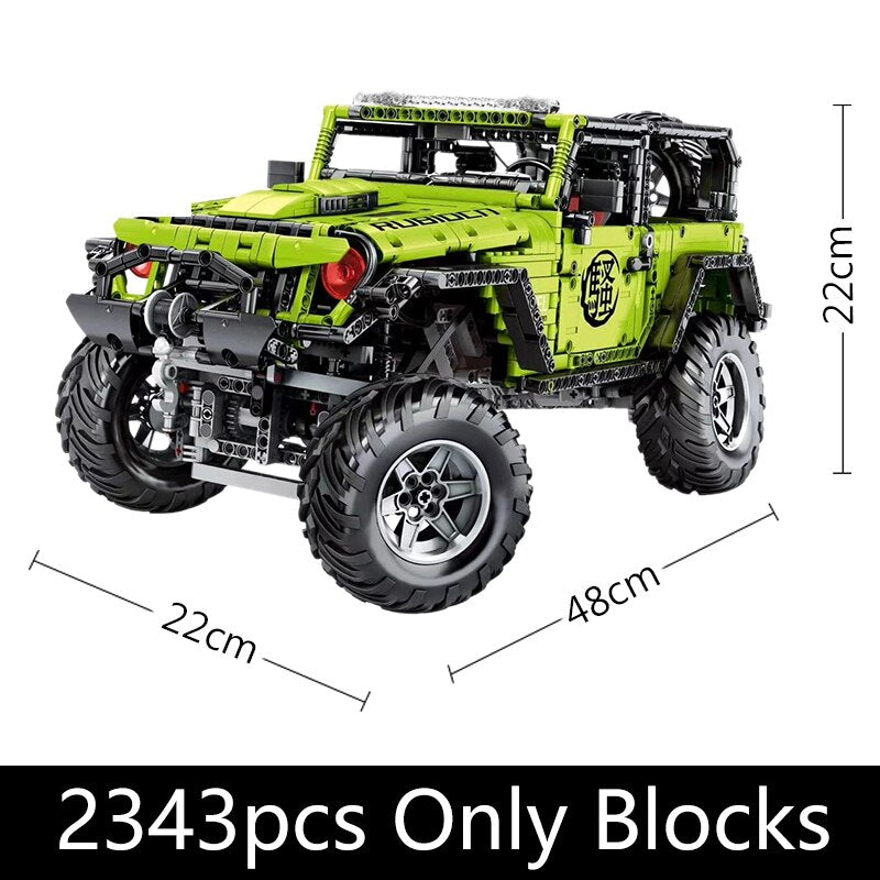 Technical Car APP Remote Control J902 Moter Power Bricks SUV Building Blocks Buggy Gift Toys For Boys Sets Moc Assembling Models