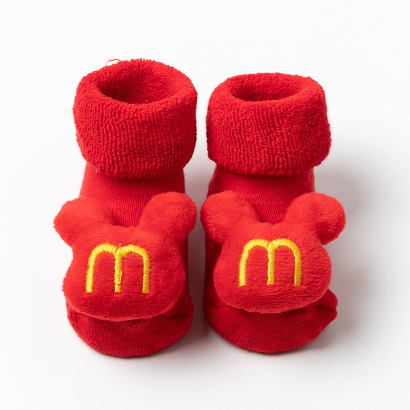 Baby Christmas Socks for Newborns Infant Short Socks Clothing