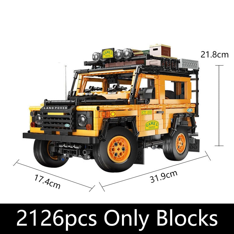 Technical Car APP Remote Control J902 Moter Power Bricks SUV Building Blocks Buggy Gift Toys For Boys Sets Moc Assembling Models