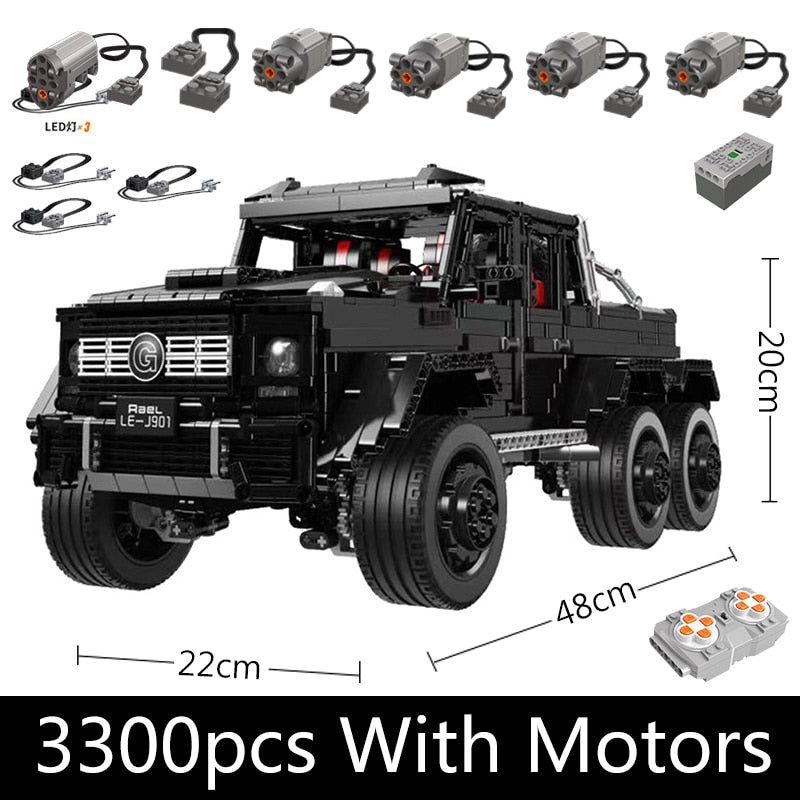 Technical Car APP Remote Control J902 Moter Power Bricks SUV Building Blocks Buggy Gift Toys For Boys Sets Moc Assembling Models