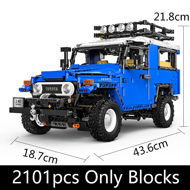 Technical Car APP Remote Control J902 Moter Power Bricks SUV Building Blocks Buggy Gift Toys For Boys Sets Moc Assembling Models