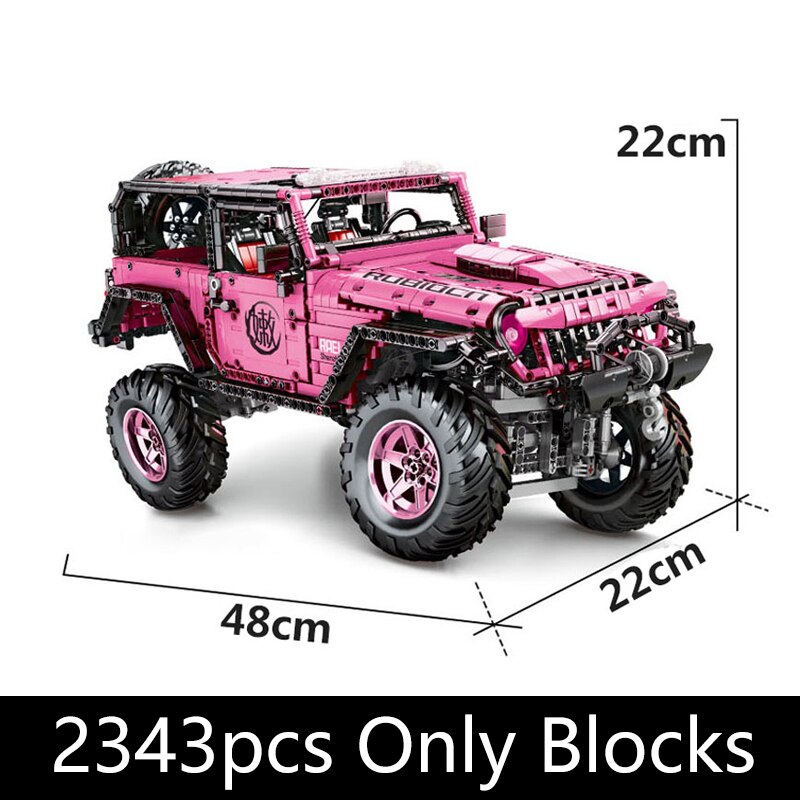 Technical Car APP Remote Control J902 Moter Power Bricks SUV Building Blocks Buggy Gift Toys For Boys Sets Moc Assembling Models