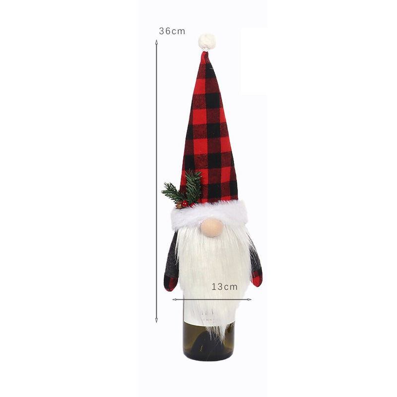 Christmas Bottle Cover Santa Claus