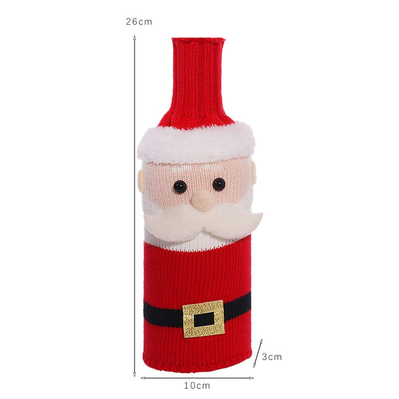 Christmas Bottle Cover Santa Claus