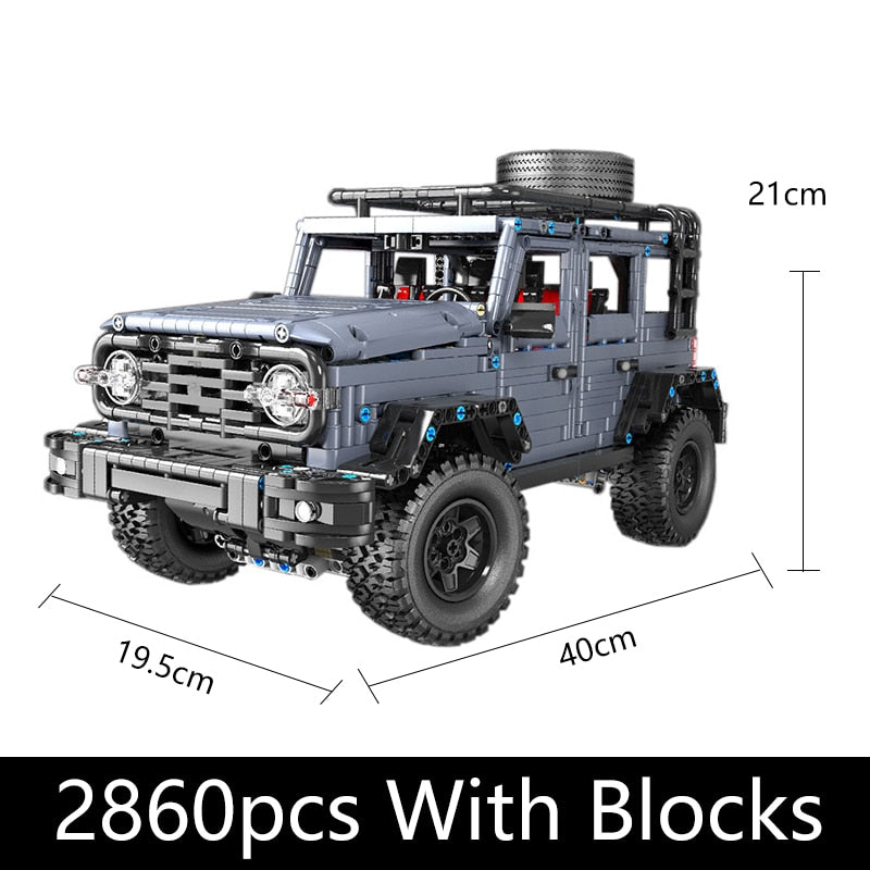 Technical Car APP Remote Control J902 Moter Power Bricks SUV Building Blocks Buggy Gift Toys For Boys Sets Moc Assembling Models