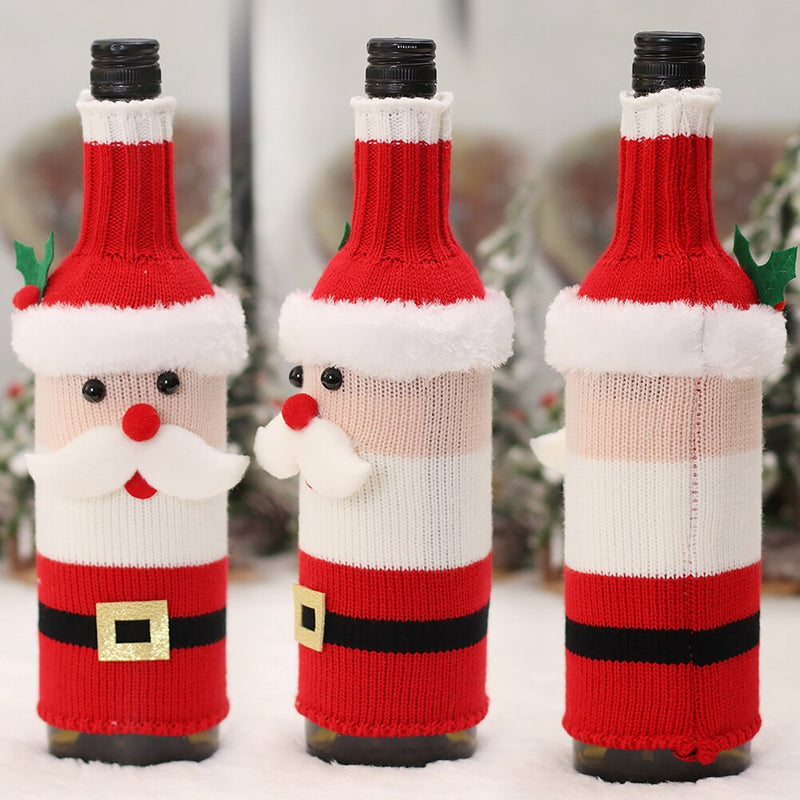 Christmas Bottle Cover Santa Claus